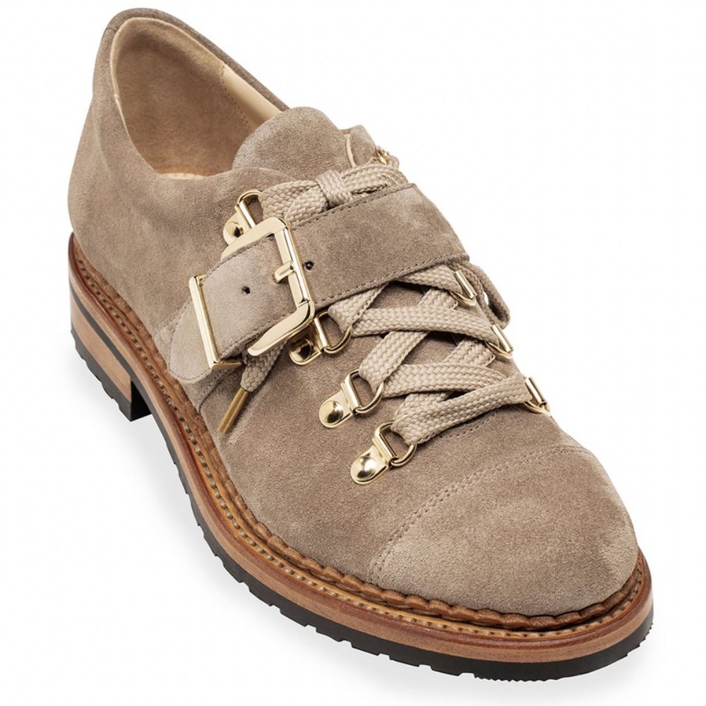 The Office of Angela Scott   Mr. Logan Suede Buckle Loafers   Size 37